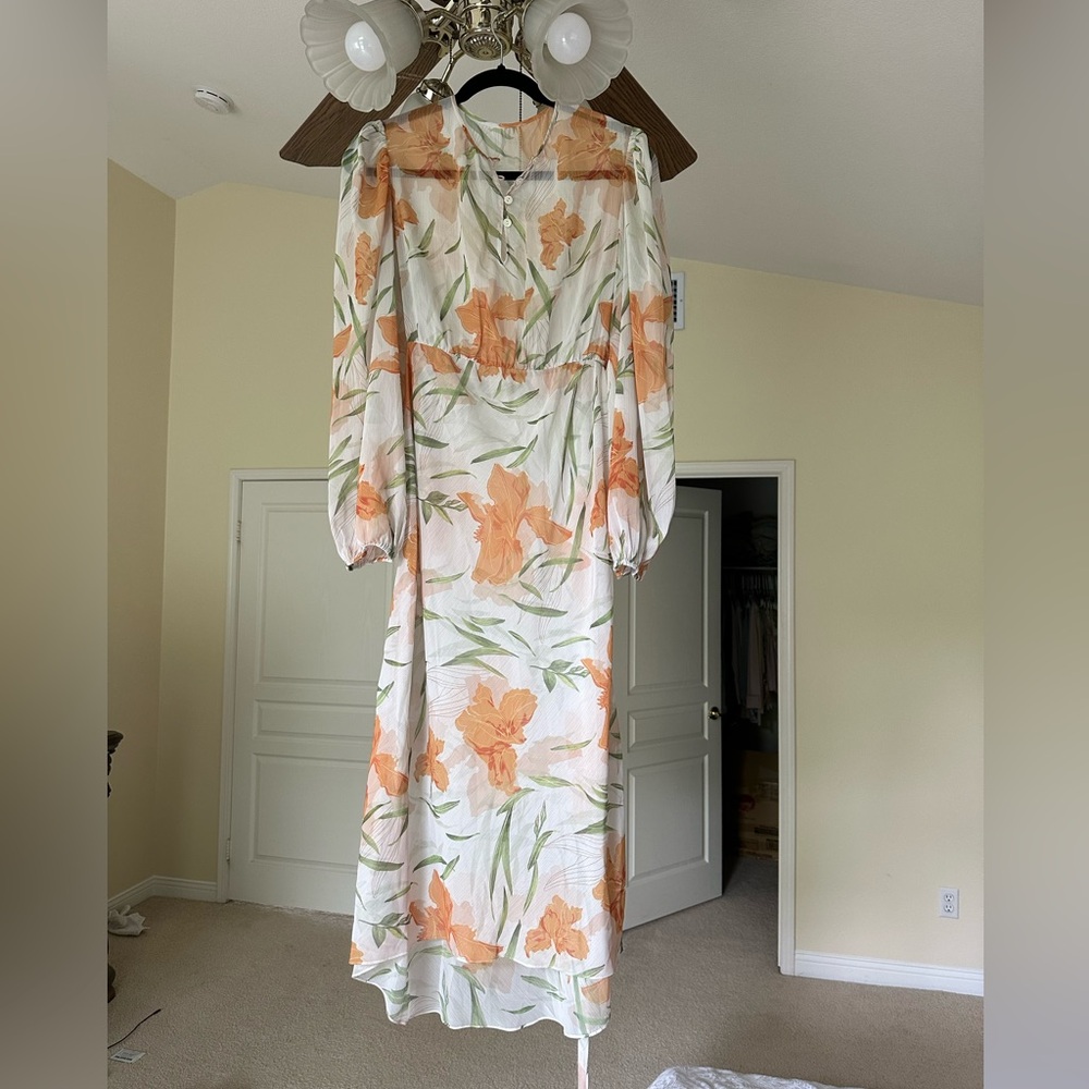 Floral Long Sleeve Dress